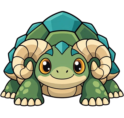 Turtle-Ram, a turtle and ram creature